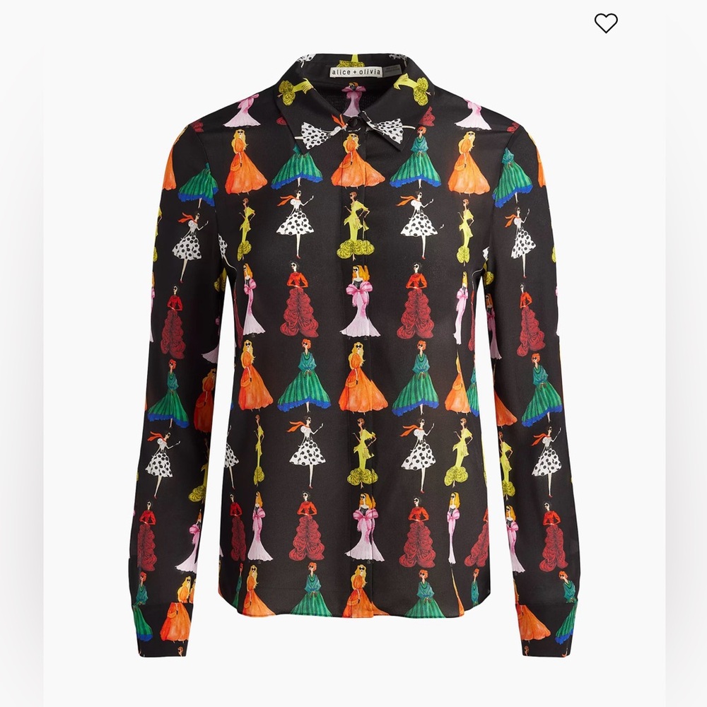 Alice + Olivia Staceface Top